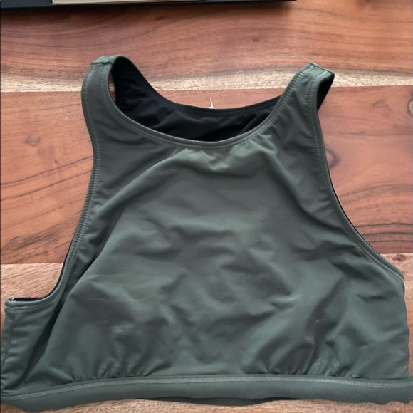 Athleta High-Neck Reversible Swimsuit (top & bottoms) Size M - Picture 2 of 6